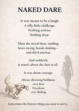 Naked Dare Poem with Illustrations