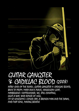 Guitar Gangster & Cadillac Blood Poster
