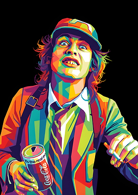 Brian Johnson Pop Art Portrait