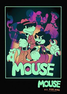 Mouse P.I. For Hire Game Poster