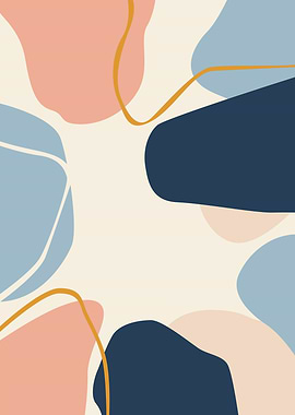 Abstract Shapes with Organic Lines