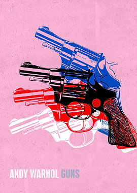 Andy Warhol Guns Pop Art