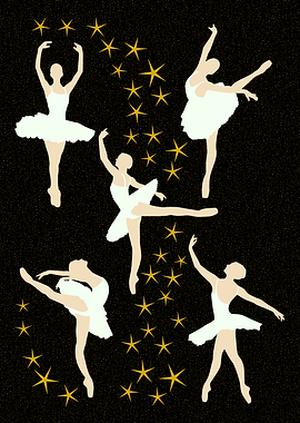 Ballet Dancers with Stars