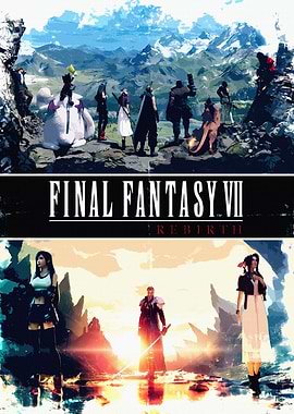 Final Fantasy VII Rebirth Poster