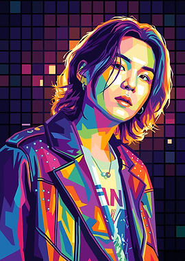 Suga Pop Art Portrait