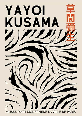 Yayoi Kusama Exhibition Poster