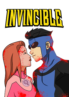 Invincible Couple Covered in Blood