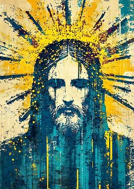 Jesus Christ Pop Art Portrait