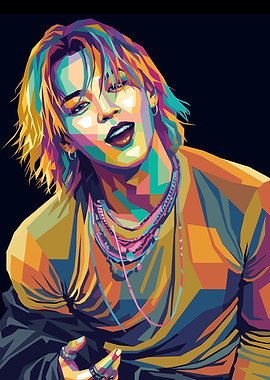 Jimin Pop Art Portrait