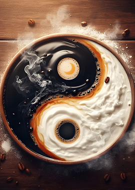 Yin Yang Coffee and Cream