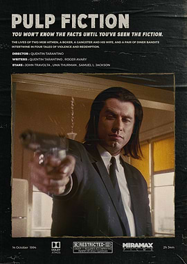 Pulp Fiction Movie Poster