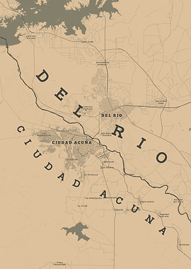 Del Rio, Texas and Ciudad Acuña, Mexico