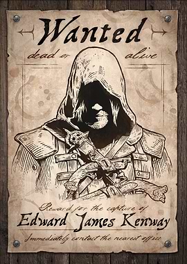 Edward Kenway: Wanted Dead or Alive
