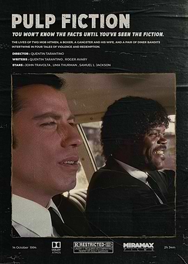 Pulp Fiction Movie Poster