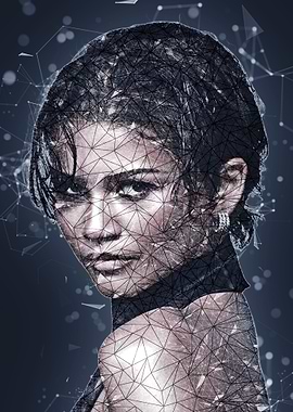 Zendaya Digital Portrait