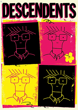 Descendents Pop Art Poster
