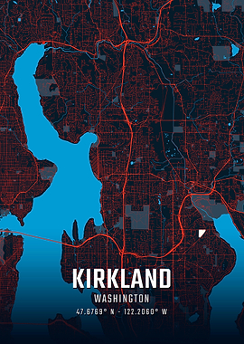 Kirkland Washington City Map