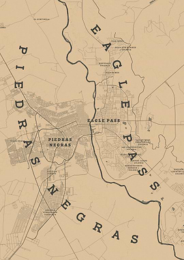 Eagle Pass, Texas and Piedras Negras, Mexico