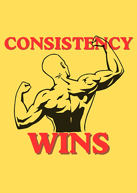 Consistency Wins Bodybuilder