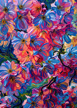 Vibrant Floral Painting