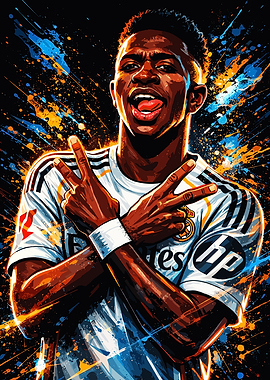 Vinicius Jr. Victory Pose