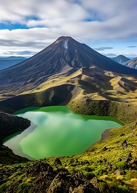 Volcanic Crater Lake