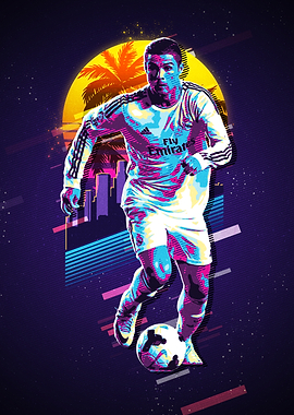Cristiano Ronaldo Retro Pop Art