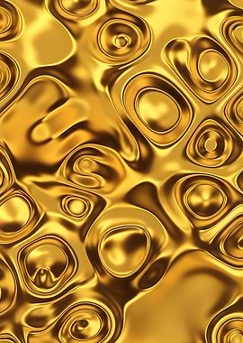 Liquid Gold Abstract Texture