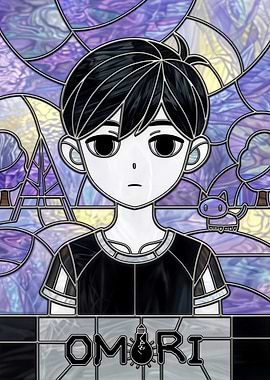 Omori Stained Glass Portrait