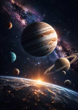 Solar System in Space