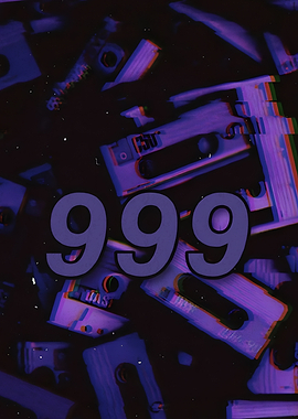 999 Cassette Tape Glitch Art