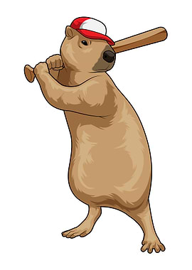 Capybara Baseball Baseball bat