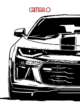Camaro Car Illustration
