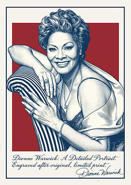 Dionne Warwick Detailed Portrait