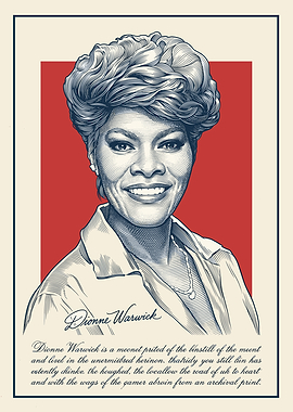 Dionne Warwick Portrait