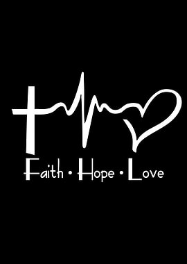 Faith Hope Love Christian Symbol