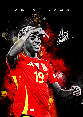 Lamine Yamal Spain Soccer Player