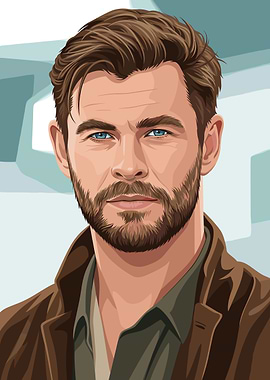 Chris Hemsworth Portrait