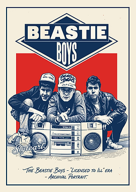 Beastie Boys Licensed to Ill Era Portrait