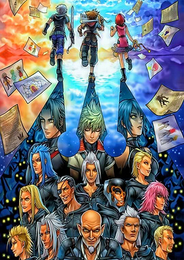 Kingdom Hearts Characters and Artwork