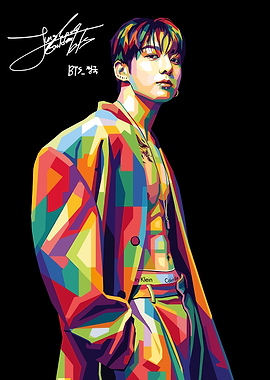 Jungkook Pop Art Portrait
