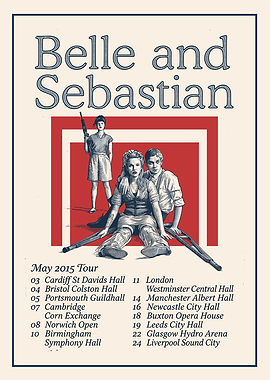 Belle and Sebastian Tour Poster