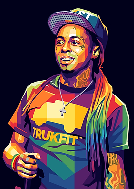 Lil Wayne Pop Art Portrait