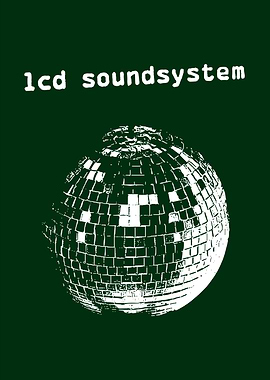 LCD Soundsystem Disco Ball Poster