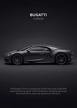 Bugatti Chiron Side Profile