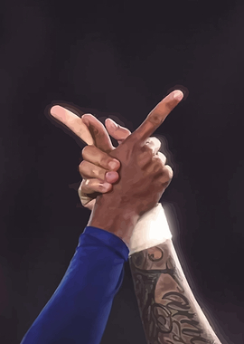 Two Hands Intertwined