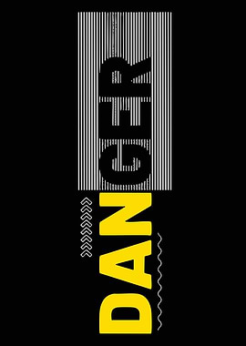 Danger Text Art