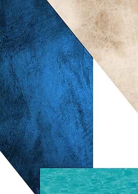 Abstract Geometric Textures with Water