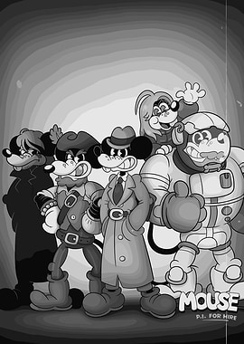Mouse P.I. For Hire Crew