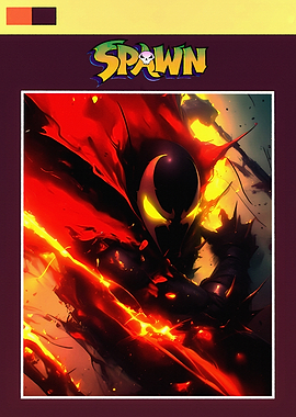 Spawn in Fiery Armor
